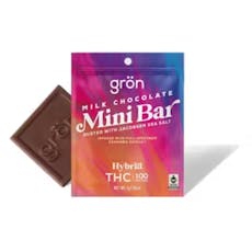 Gron - Milk Chocolate Mini Bar - THC - Hybrid
