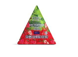 STIIIZY | Sour Strawberry Indica Gummies 10pk 100mg