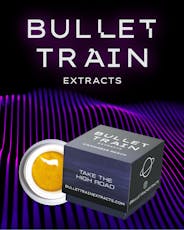 Bullet Train | Black Amber (I-H) Live Badder | 1g