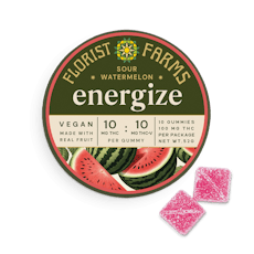 FLORIST FARMS | SOUR WATERMELON (ENERGIZE) | GUMMIES | 100MG THC/THC-V