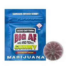GDF: Big AF Gummies | Cranberry Grape | 100mg | 1pk