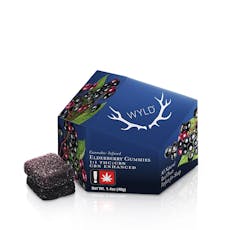 Wyld Gummies 1:1:1 (100mg THC/100mg CBD/100mg CBN) Boysenberry - Indica