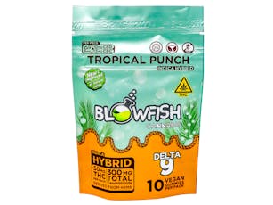 BFS Tropical Punch Indica Hybrid Gummies 50mg THC