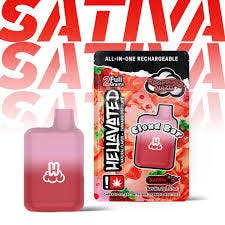 Hellavated Strawberry Haze Cloud Bar All-In-One Vape Pen 2g