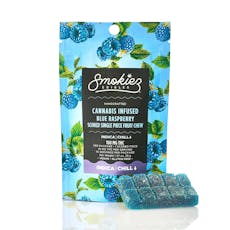 Single-Scored XL Sour Blue Raspberry Gummies 100mg