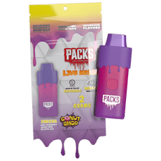 PackWoods | 2g Live Resin | Disposable | Donut Shop | Indica