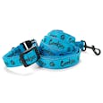 Dog Leash & Collar Blue (L)