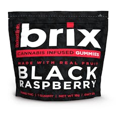 Baked Bros - Brix Gummies - Black Raspberry (H) (100mg)