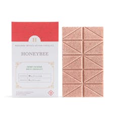 Honeybee | White Chocolate Bar | Cherry Pistachio 100mg