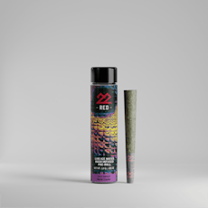 22RED - PREROLL INFUSED LIVE HASH - 1G - HIPPIE CRASHER - INDICA