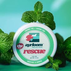 Ayrloom Balm 2.3oz (1000THC:1000CBD) Rescue