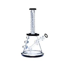 Swirl Neck Beaker Tube - Black