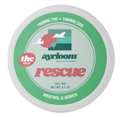 Ayrloom | Rescue | Menthol & Arnica | 1:1 THC:CBD | Topical | 1000mg