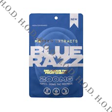 Mitten Extracts Blue Raz Gummies 200mg