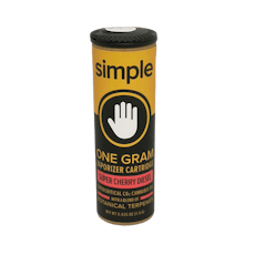 Super Cherry Diesel | 1g Distillate Vape Cart | Simple