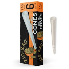 ZIG ZAG - CONES - 1-1/4" - 6PK - ULTRA THIN