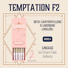 ELEVATE - PINS - PREROLL - 0.5G - 10PK - TEMPTATION F2 - INDICA - SPECIAL EDITION