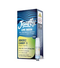 Jaunty - Jokerz Candy 5 (H) - Live Rosin Vape Cart - .5g