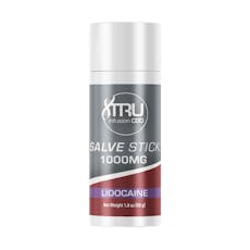 Tru Infusion CBD Salve Stick: 1,000mg w/ Lidocaine