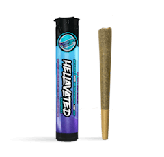Hellavated | Blueberry Dream Juicy Stickz DISTILLATE INFUSED Single Joint | 0.75g