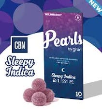 Gron Pearls Sugar-Coated Gummies Wildberry 2:1 THC:CBN (I) 100mg