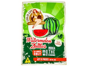 NBH Watermelon Zkittlez Gummies 50mg THC
