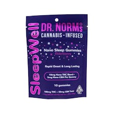 Dr. Norm’s | SleepWell Elderberry Nano Sleep Gummies (2:1 THC:CBN - 150mg Total)