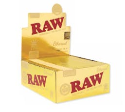 Raw Ethereal Gold King Size Slim Classic 32 Papers Per Pack