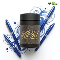 Flower: Blue Sharpies