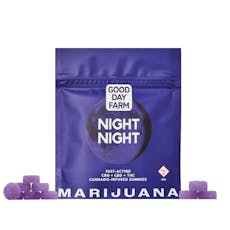 GDF: Fast-Acting Gummies | Night Night | 50mg CBD : 40mg CBN : 40mg THC | 10pk