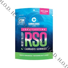 Cannalicious Watermelon RSO Gummies 200mg