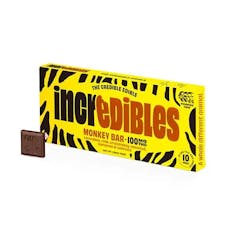 Incredibles - Monkey Bar - 100mg Chocolate Bar