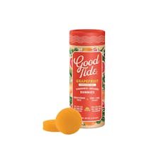 WYLD Edibles: Good Tide Hash Rosin 1:1:1 CBD/CBC Blissful Grapefruit Gummies 100mg
