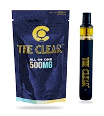 The Clear - Disposable Vape - Blueberry (I) .5g