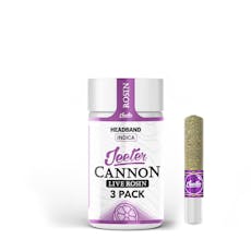 Cannon Live Rosin Headband Pre-Roll Pack 1.5g (0.5g ea | 3-Pack)