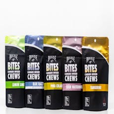 Beezle Bites | Blue Razz 1:1 THC:CBN Gummies 10pk | 100mg