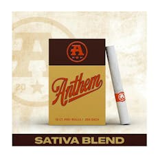 Anthem | Pre Roll Pack | Sativa | 10 Pack (.35G)