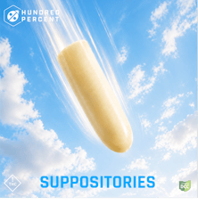 Hundred Percent Labs - Suppositories - 5ct - 108mg