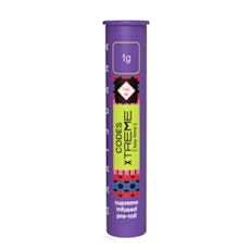 Codes: Infused Pre-Roll | Key Lime x Double Up | Xtreme J's | 1g