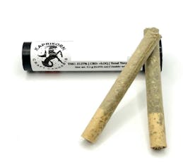 Kaprikorn Infused Prerolls 2pk- Black Amber/Lizard Burger