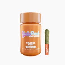 Kushy Punch: Infused Pre-Roll Pack | Orange Dosi | 0.5g ea | 5pk