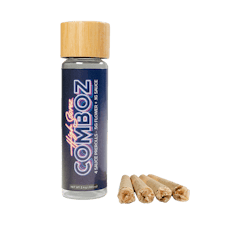 HIGH SCOREZ - COMBOS - PREROLL INFUSED - 0.6G - 4PK - GOLDEN TROPICS X ORANGE ERUPTION - SATIVA