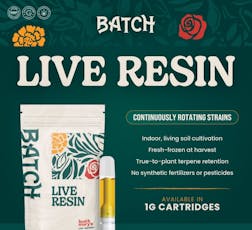 Batch - Live Resin Cartridge - Modified Grapez (I) 1000mg