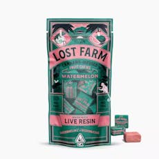 Kiva | Watermelon (Ice Cream Cake) - 100mg Live Rosin Lost Farm Chews