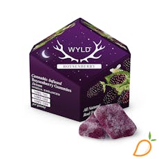 100mg 1:1:1 THC/CBN/CBD Boysenberry Indica Gummies WYLD