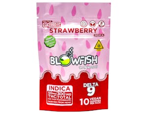 BFS Strawberry Indica Gummies 50mg THC