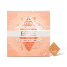 Beboe | Sour Remedy Sour Golden Peach 1:2 THC:CBD Gummies 20pk I 100mg