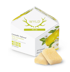 Wyld | Pear | 1:1 CBG + Hybrid Enhanced Gummies | 10ct | 100mg