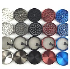 40mm Zinc 4 pc. Grinder | Assorted Colors