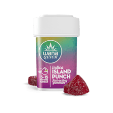 Quick Island Punch Indica | Wana | 100mg Gummies (10 piece)